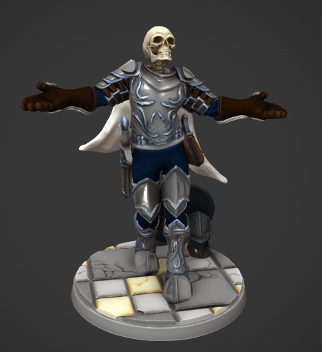 Paladin Squelette en armure